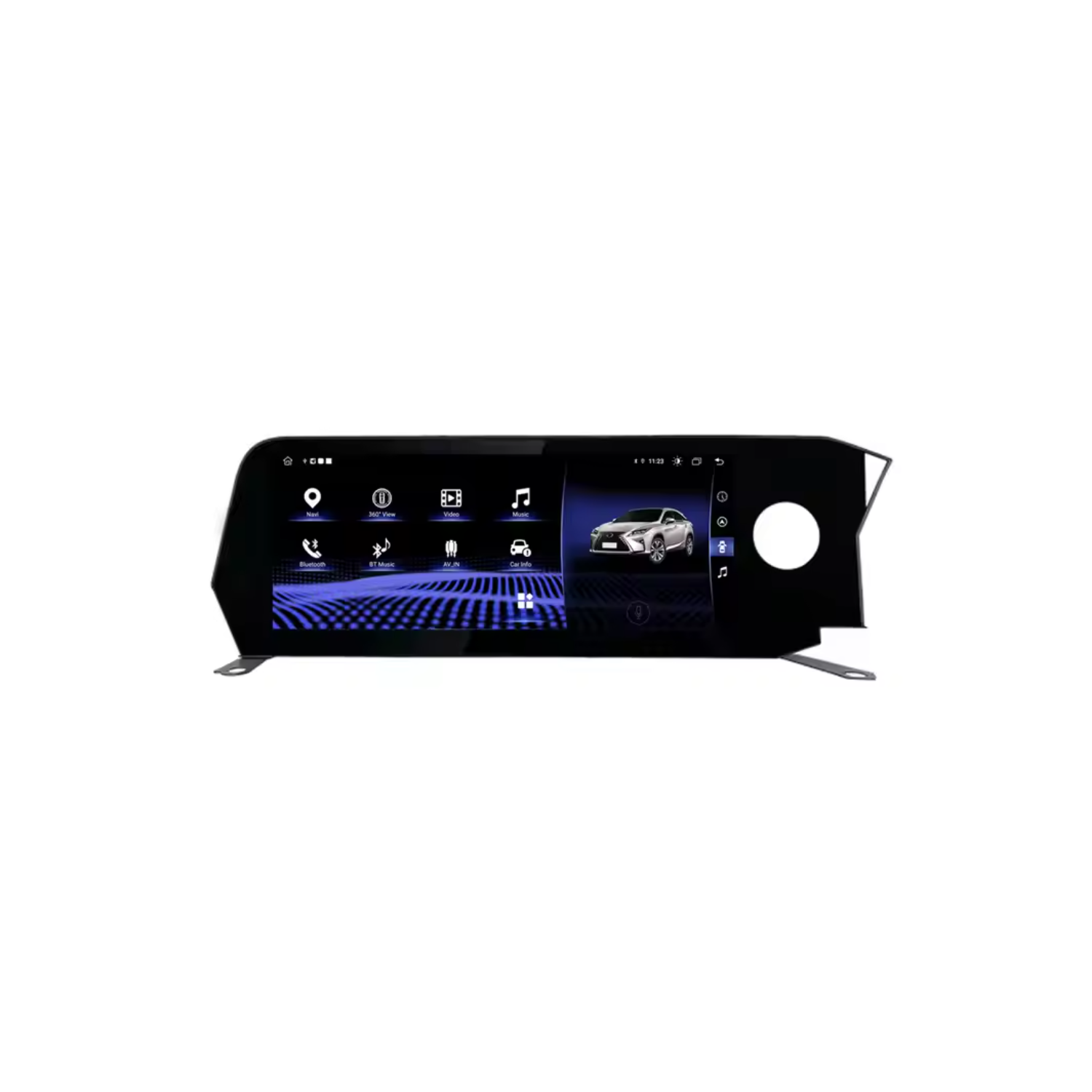 Pantalla ultra fina 12.3" GPS Lexus ES RHD Android 13 4G LTE TR4405