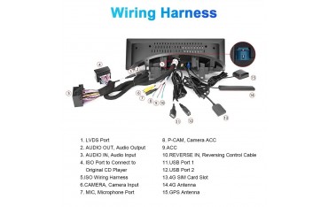 Head unit ultra thin screen 14.9" GPS  Android BMW 5 series E60 2004 - 2010 TR4406