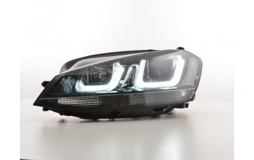 Daylight headlight LED daytime running lights VW Golf 7 from 2012 black black
