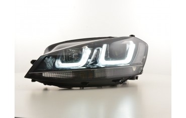 Daylight headlight LED daytime running lights VW Golf 7 from 2012 black black