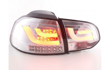 LED taillights set VW Golf 6 type 1K 2008 2012 chrome with LED indicators