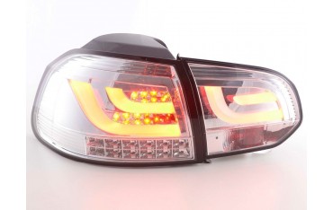 LED taillights set VW Golf 6 type 1K 2008 2012 chrome with LED indicators