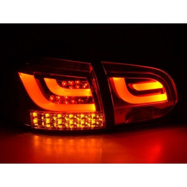 LED taillights set VW Golf 6 type 1K 2008 2012 chrome with LED indicators