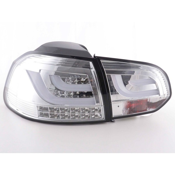 LED taillights set VW Golf 6 type 1K 2008 2012 chrome with LED indicators