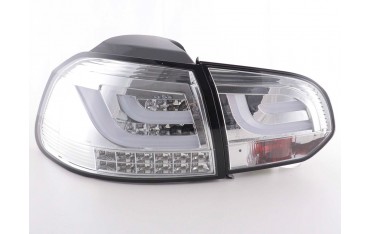 LED taillights set VW Golf 6 type 1K 2008 2012 chrome with LED indicators