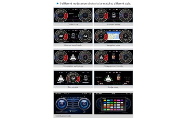 Audi Q3 2012 - 2018 12.5″ Digital Dashboard Linux with Miracast TR4414