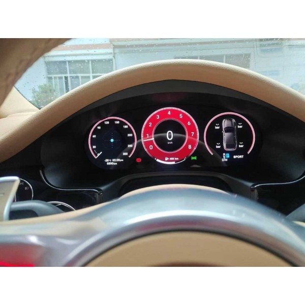 Digital Cockpit Porsche Panamera TR4416 – 12.5″ Linux Instrument Cluster 2010–2016 with Miracast