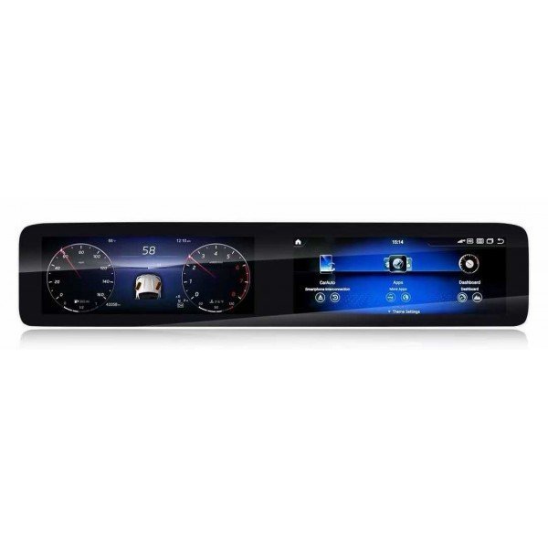Pantalla táctil doble de 12.3 pulgadas Mercedes Benz Clase S W222 (2014-2019) Android 13 TR4418