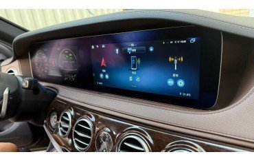 Pantalla táctil doble de 12.3 pulgadas Mercedes Benz Clase S W222 (2014-2019) Android 13 TR4418