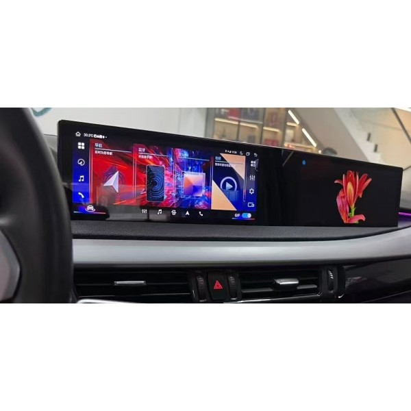 Pantalla táctil doble de 12.3 pulgadas BMW X5 F15, X6 F16 (2014-2017) Android 13 TR4419