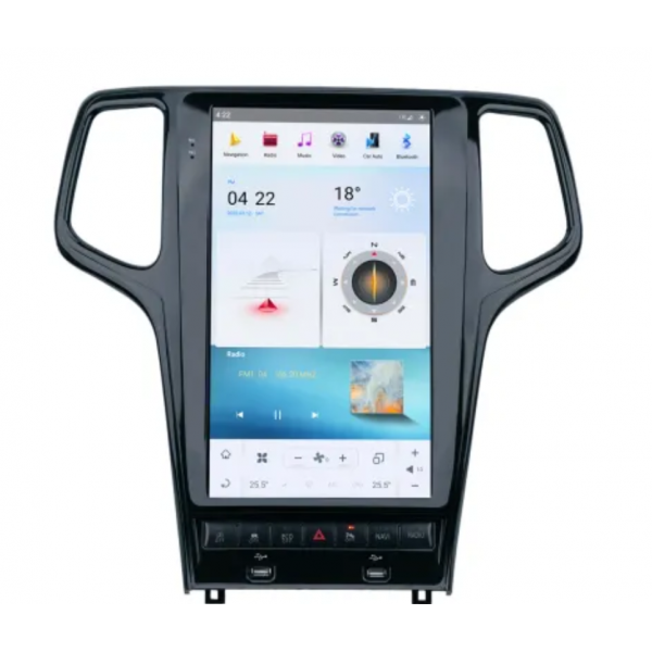 Radio GPS head unit Tesla style Jeep Grand Cherokee ANDROID 11 TR3135