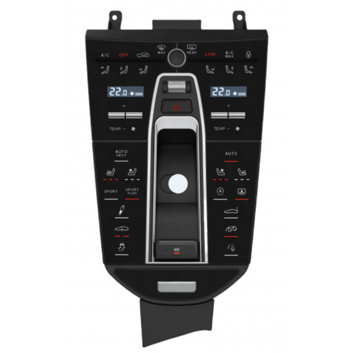 Consola Central panel cambio marchas con Botones Táctiles para Porsche Panamera 970 (2010–2016) TR4421