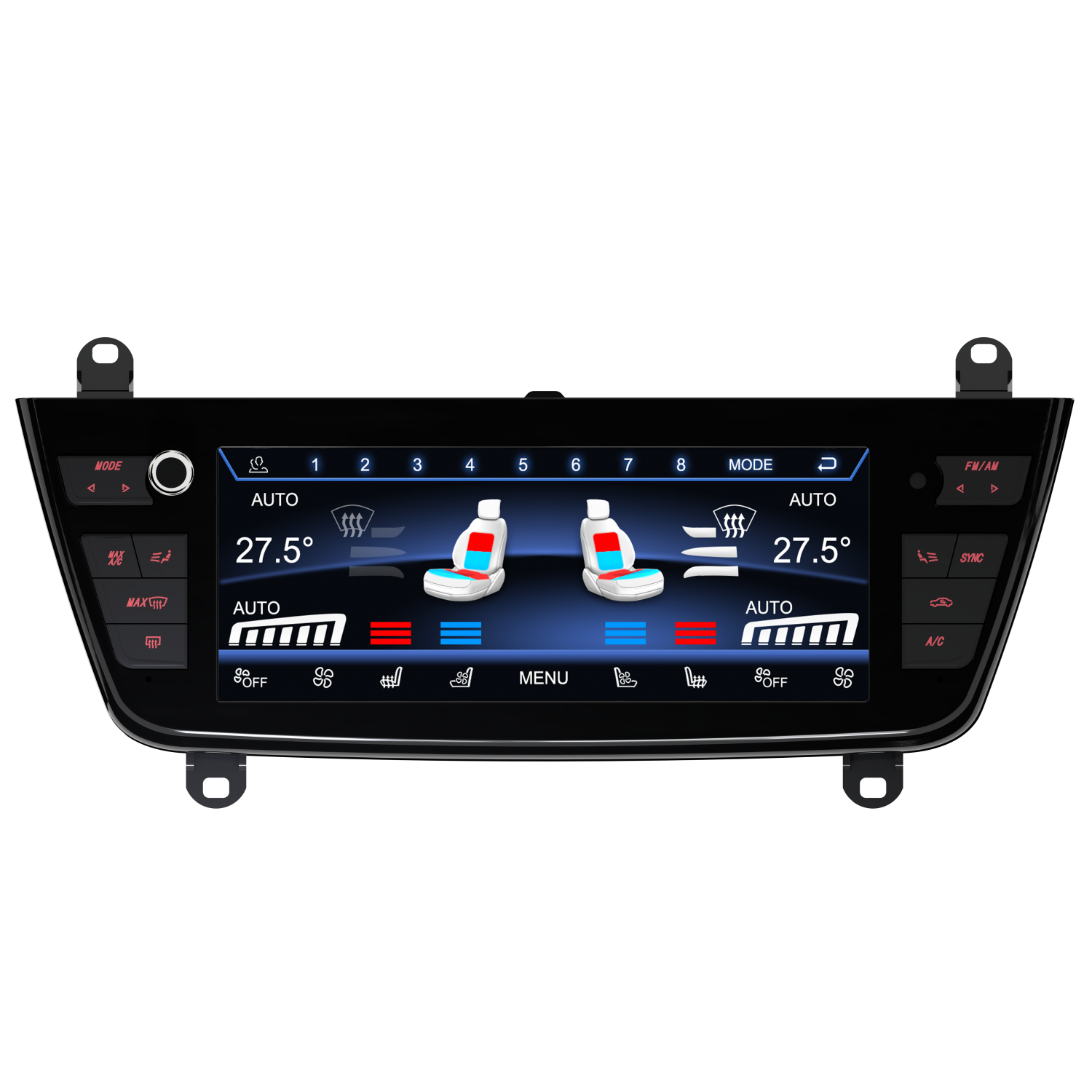 Pantalla climatizador BMW Serie 3 G20/G21 y Serie 4 G22/G23 8,8" TR4424