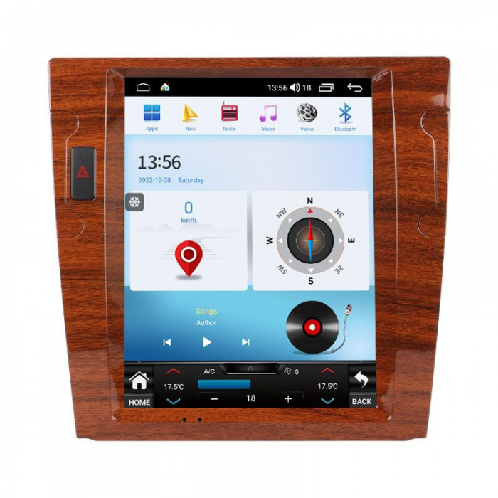 Radio GPS head unit Tesla style Volkswagen Phaeton 2003 - 2014 ANDROID 13  TR4433