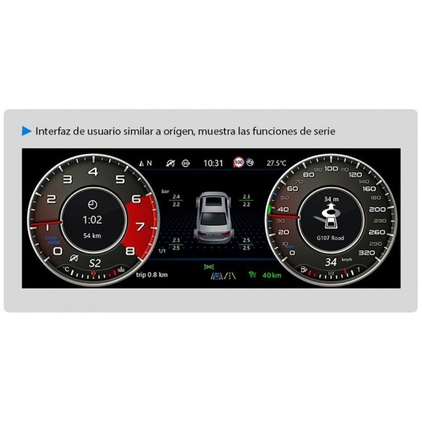 Digital cockpit Volkswagen Golf 6 TR3943