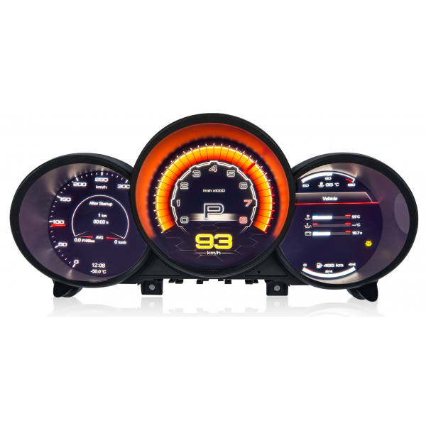 Cuadro de mandos digital Porsche 987 Boxster y Cayman 2005 al 2012 12,5″ Linux con Miracast TR4440