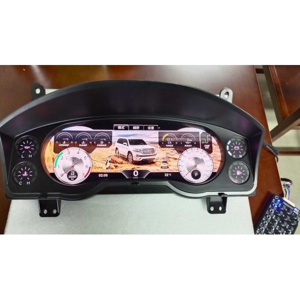 Cuadro de mandos digital Land Cruiser LC200 2007–2021 12,5″ Linux con Miracast TR4442