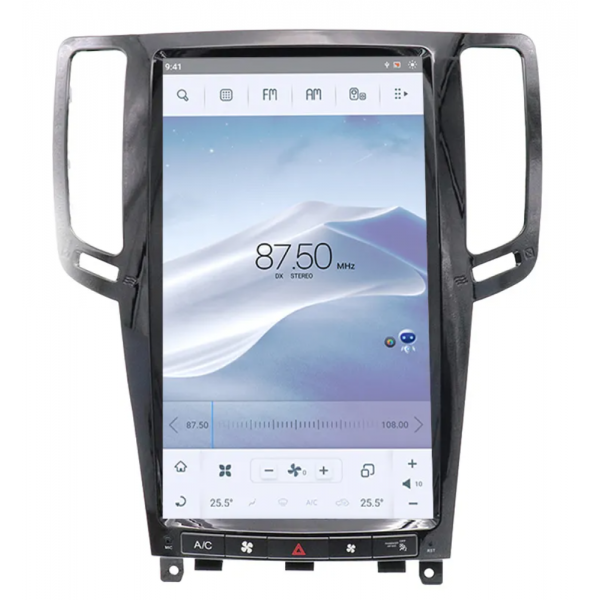 Radio navegador GPS tipo TESLA Infiniti G25 G35 G37 2007-2013 ANDROID TR4444