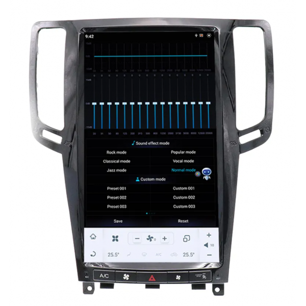 Tesla-style GPS Navigation Radio Infiniti G25 G35 G37 2007-2013 ANDROID TR4444