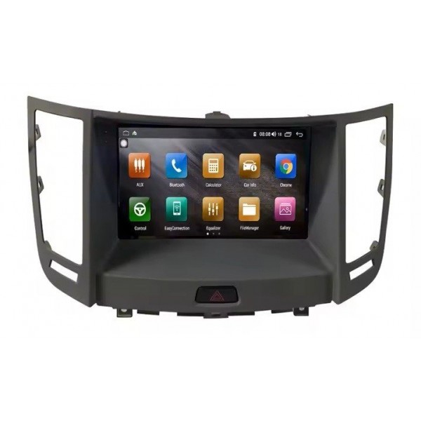 Pantalla Android 9 para Infiniti FX25, FX35, FX37 2009–2013 y QX70 2013–2016 con CarPlay, Android Auto y GPS TR4447