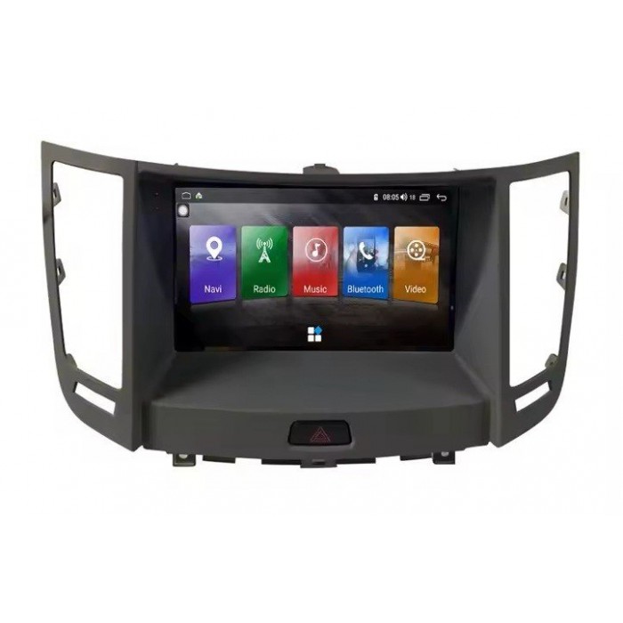 Pantalla Android 9 para Infiniti FX25, FX35, FX37 2009–2013 y QX70 2013–2016 con CarPlay, Android Auto y GPS TR4447