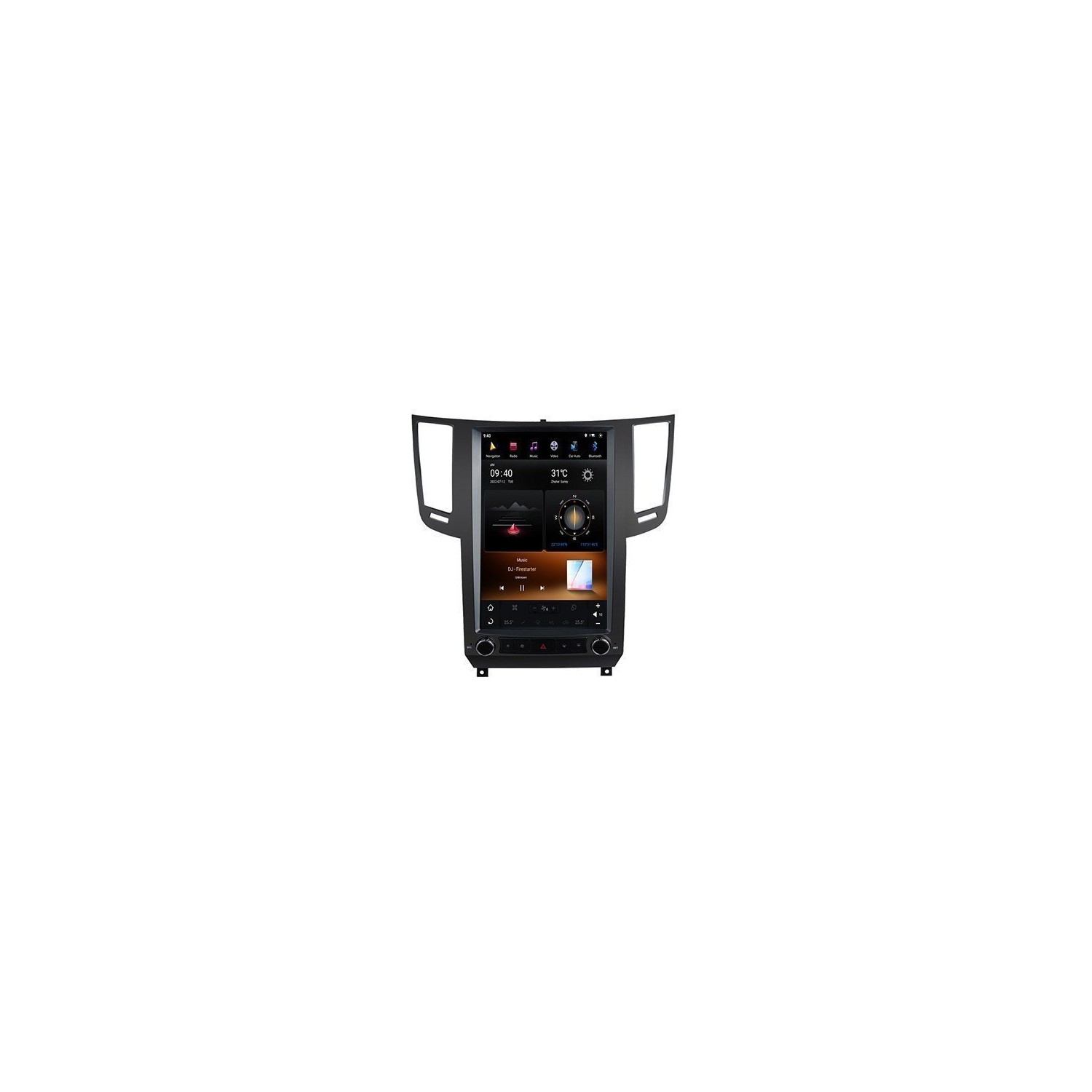 Radio navegador GPS tipo TESLA Infiniti FX / QX ANDROID TR3246
