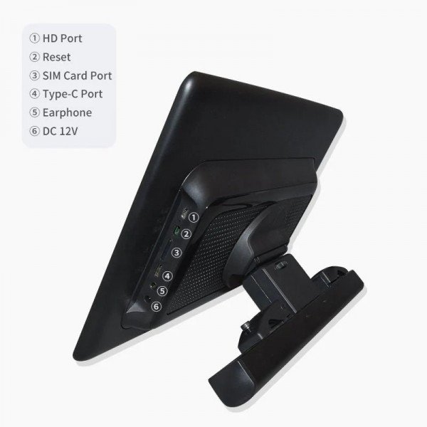 Reposacabezas universal con pantalla LCD 12,3” Android  TR4453