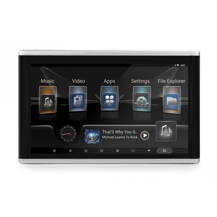 Reposacabezas universal con pantalla LCD 10,1” Android (T98 / A68) – TR4457