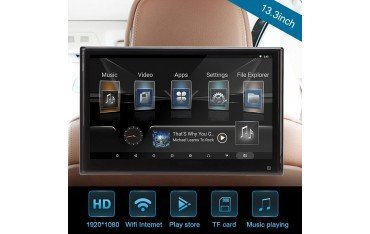 Reposacabezas universal con pantalla LCD 13,3” Android Doble HDMI y WiFi doble banda  TR4459