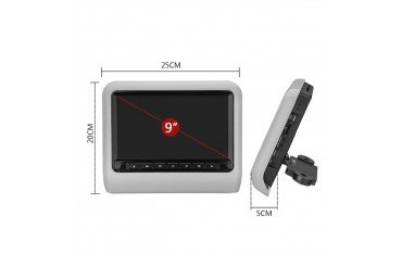 Reposacabezas universal con pantalla digital 9” TR4460