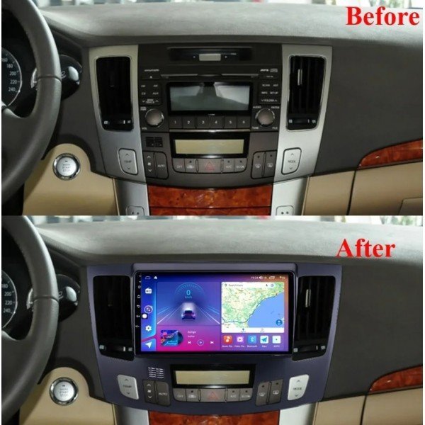 Hyundai Sonata NF 2008-2010 Pantalla Android 10.1" CarPlay / Android Auto | Navegación GPS, Bluetooth, WiFi – TR4462