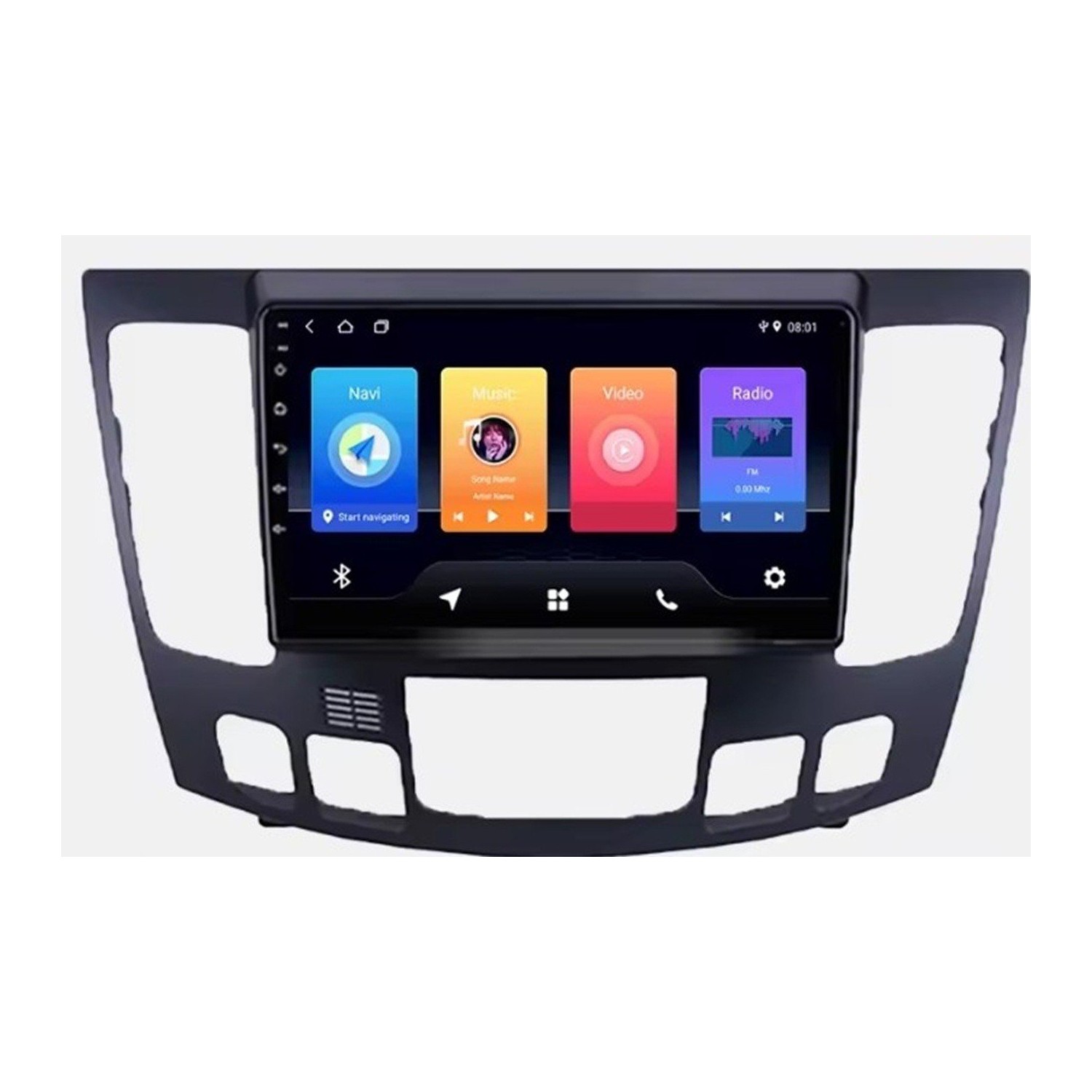 Hyundai Sonata NF 2008-2010 Pantalla Android 10.1" CarPlay / Android Auto | Navegación GPS, Bluetooth, WiFi – TR4462