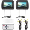 Reposacabezas universal con pantalla digital 7” MP5 C500S – Con tapa o sin tapa – Doble entrada AV – Pack de 2 unidades TR4463