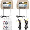Reposacabezas universal con pantalla digital 7” MP5 C500S – Con tapa o sin tapa – Doble entrada AV – Pack de 2 unidades TR4463