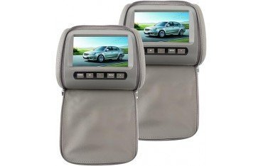 Pair of 7” Headrests MP5 C500S – With Cover or Without Cover – Dual AV Input – 2 Units TR4463