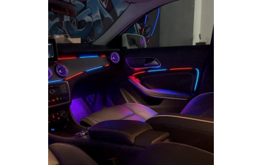 64-Color Ambient Lighting Kit for Mercedes GLA W156, A-Class W176 & B-Class W246 (2013-2019) – TR4465