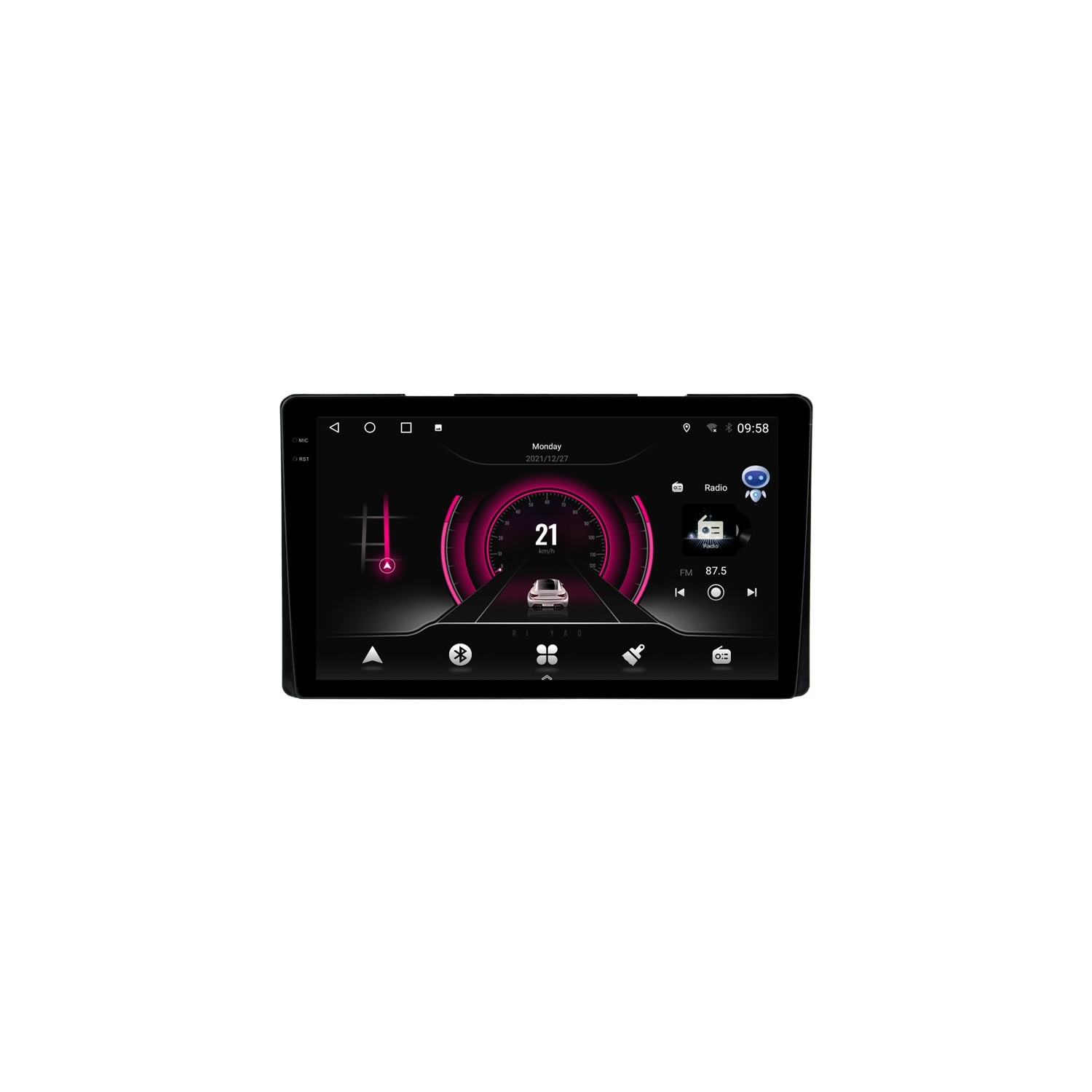 Radio navegador GPS Toyota Auris pantalla 9 Android 14 TR4472