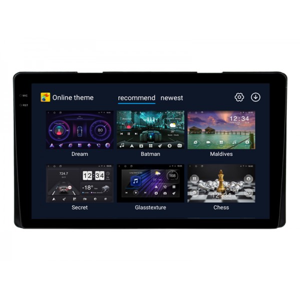 Radio navegador GPS Toyota Auris pantalla 9 Android 14 TR4472