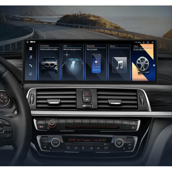 Pantalla ultra fina 14.9 GPS BMW F30 desde 2013 Android 13 LTE TR4479