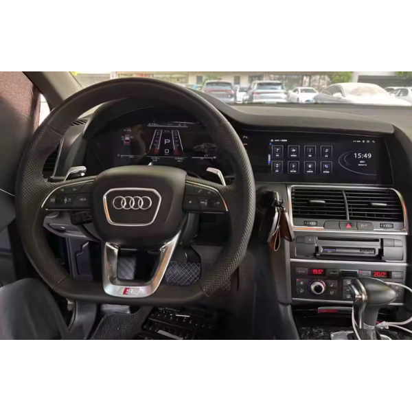 Pantalla doble 12.3" Audi Q7 2005-2012 Android 13 con Cuadro Digital TR4482