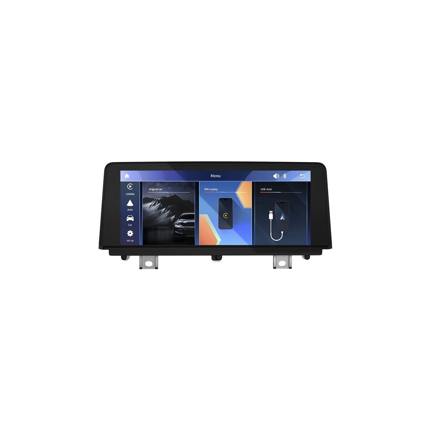 Pantalla Linux 10,25” para BMW Serie 1 F20 F21 & BMW Serie 2 F22 F23 | CarPlay inalámbrico y Android Auto TR4490