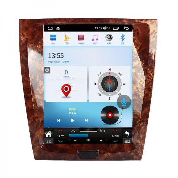 Tesla Style Android GPS Navigation Radio Jaguar XK 2006–2013 ANDROID TR4513