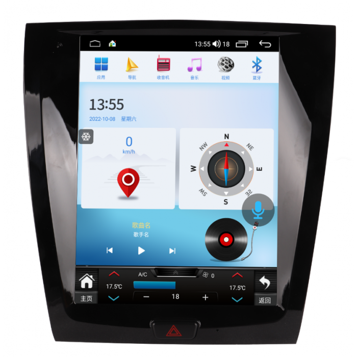 Radio navegador GPS tipo TESLA Jaguar XK 2006–2013 ANDROID TR4513