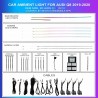 Rainbow Ambient Lighting Kit for Audi Q8 (2019–2020) – TR4510