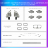 OEM Ambient Lighting LED Kit Mercedes GLE, GLS 2020–2025 | RGB Multicolor App Control TR4511
