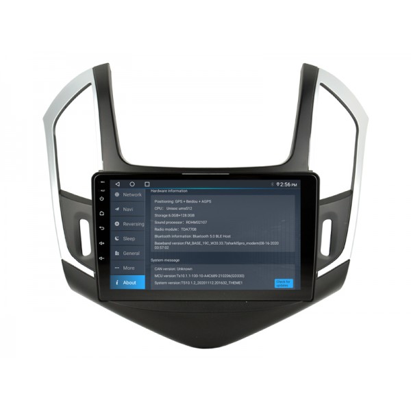Radio GPS head unit Chevrolet Cruze screen 10.1 Android 14 TR4516