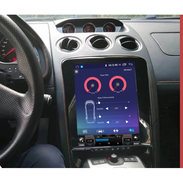 TESLA Style GPS Navigation Radio Lamborghini Gallardo 2004–2015 ANDROID 14 TR4523