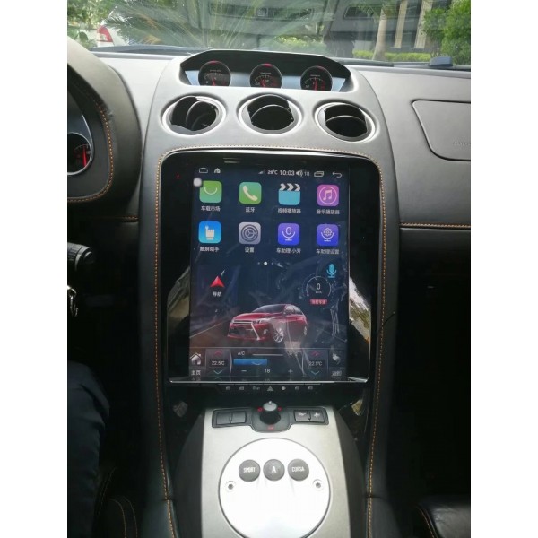 TESLA Style GPS Navigation Radio Lamborghini Gallardo 2004–2015 ANDROID 14 TR4523