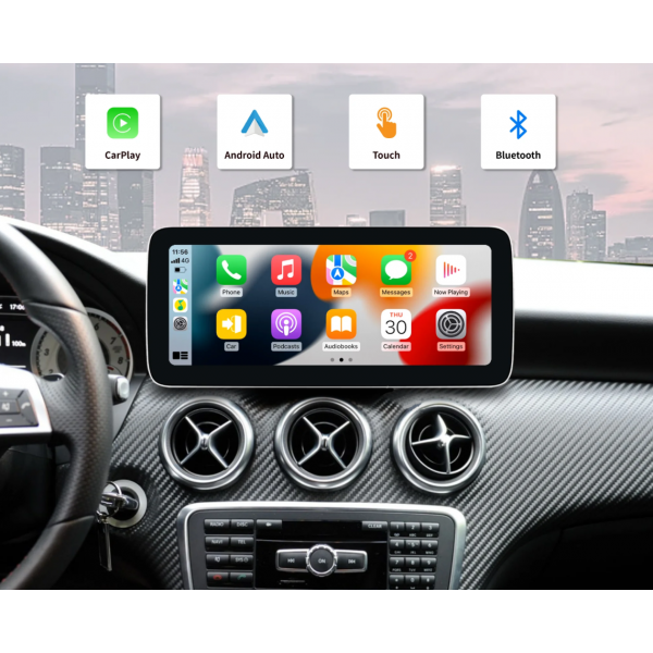 Pantalla Linux 10.25 para Mercedes Clase B W246  CarPlay inalambrico y Android Auto TR4538