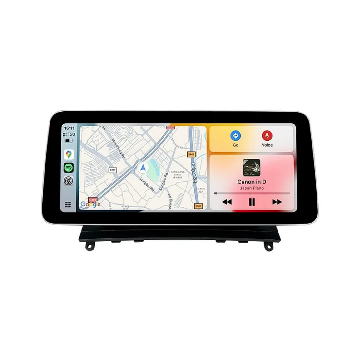 Pantalla Linux 12.3 pulgadas para Mercedes Clase C W204 2007-2013 | CarPlay inalambrico y Android Auto TR4557
